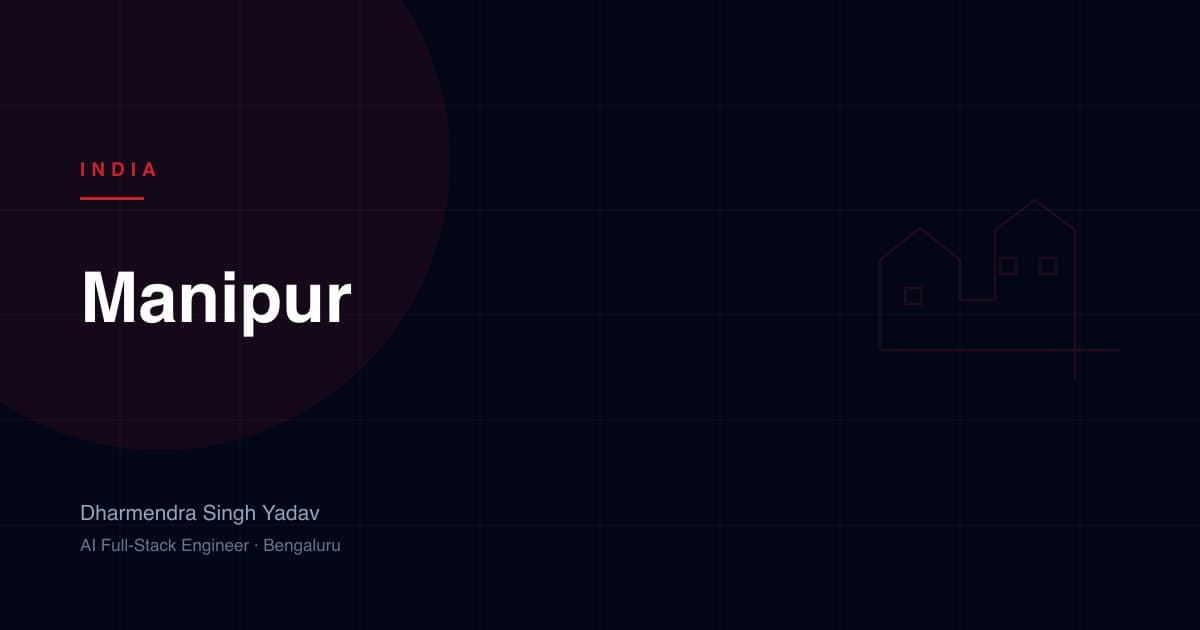 Manipur — full-stack and AI development by Dharmendra Singh Yadav