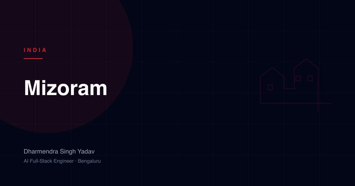 Mizoram — full-stack and AI development by Dharmendra Singh Yadav