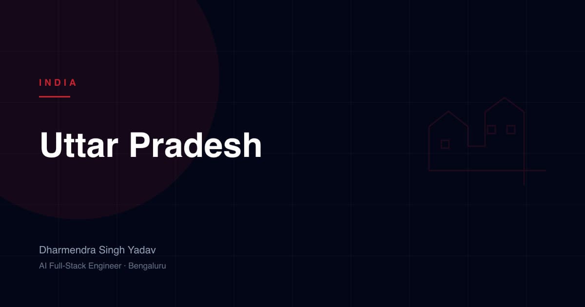 Uttar Pradesh — full-stack and AI development by Dharmendra Singh Yadav