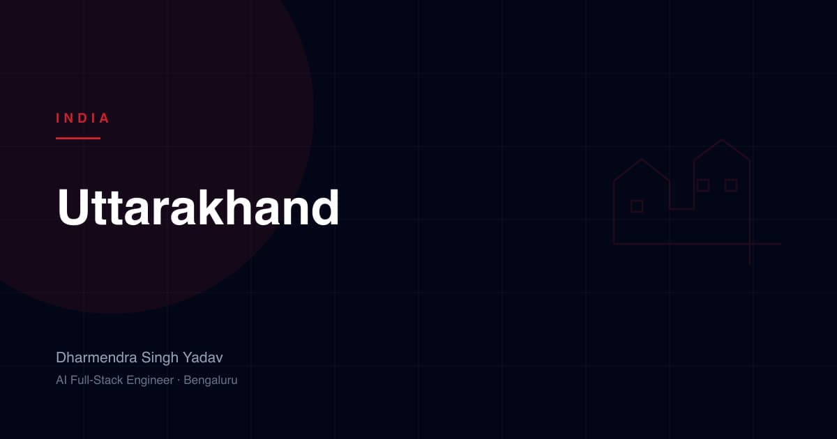 Uttarakhand — full-stack and AI development by Dharmendra Singh Yadav