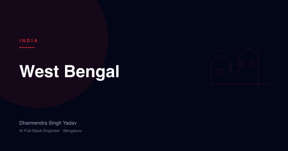 West Bengal — full-stack and AI development by Dharmendra Singh Yadav