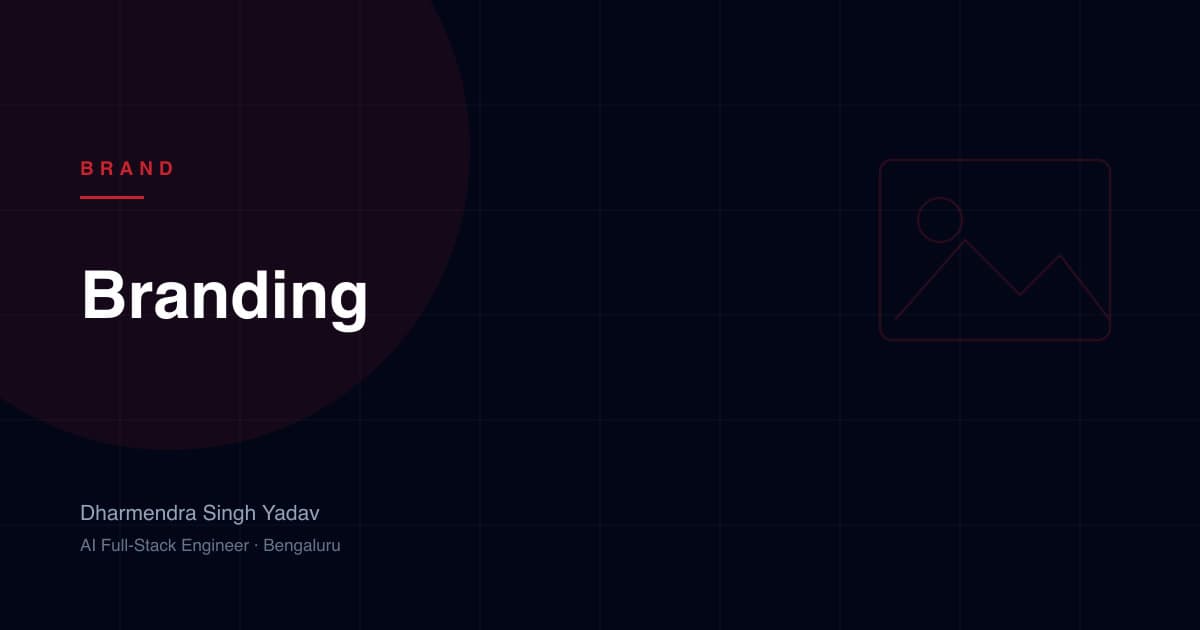 Branding — service offered by Dharmendra Singh Yadav